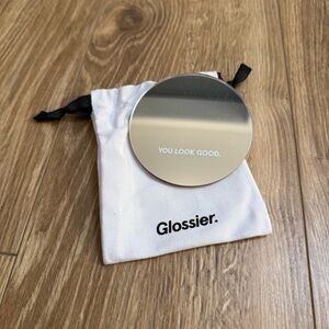 Glossier Pink Compact with Pouch
